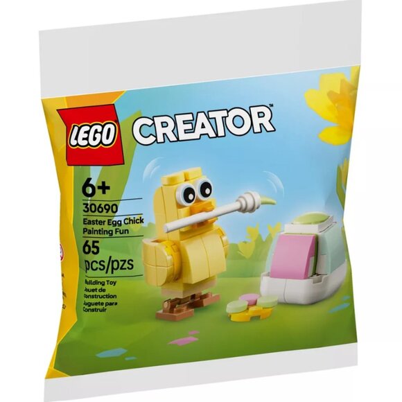 LEGO Creator Easter Egg Chick Painting Fun Building Kit 30690 Stocking Stuffer B - Picture 5 of 8